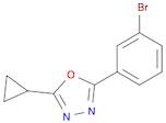 2-(3-bromophenyl)-5-cyclopropyl-1,3,4-oxadiazole
