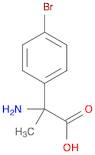 Benzeneacetic acid, a-amino-4-bromo-a-methyl-
