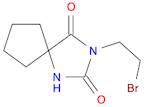3-(2-bromoethyl)-1,3-diazaspiro[4.4]nonane-2,4-dione