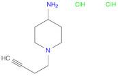 1-(but-3-yn-1-yl)piperidin-4-amine dihydrochloride