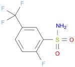 2-fluoro-5-(trifluoromethyl)benzene-1-sulfonamide