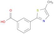 3-(5-methyl-1,3-thiazol-2-yl)benzoic acid