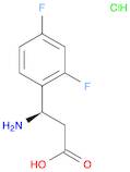 (3R)-3-amino-3-(2,4-difluorophenyl)propanoic acid hydrochloride
