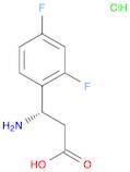 (3S)-3-amino-3-(2,4-difluorophenyl)propanoic acid hydrochloride