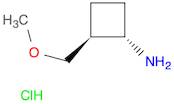 2-(methoxymethyl)cyclobutan-1-amine hydrochloride