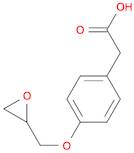 2-(4-(oxiran-2-ylmethoxy)phenyl)acetic acid
