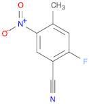 2-fluoro-4-methyl-5-nitrobenzonitrile
