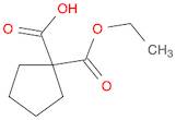 1-(ethoxycarbonyl)cyclopentane-1-carboxylic acid