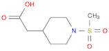 2-(1-methanesulfonylpiperidin-4-yl)acetic acid