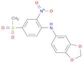 N-(4-methanesulfonyl-2-nitrophenyl)-2H-1,3-benzodioxol-5-amine