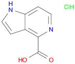 1H-pyrrolo[3,2-c]pyridine-4-carboxylic acid hydrochloride