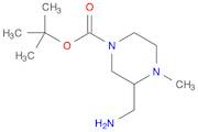 tert-butyl 3-(aminomethyl)-4-methylpiperazine-1-carboxylate