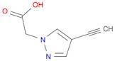 2-(4-ethynyl-1H-pyrazol-1-yl)acetic acid