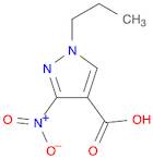 3-nitro-1-propyl-1H-pyrazole-4-carboxylic acid