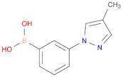 [3-(4-methyl-1H-pyrazol-1-yl)phenyl]boronic acid