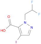 1-(2,2-difluoroethyl)-4-iodo-1H-pyrazole-5-carboxylic acid