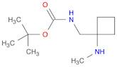 tert-butyl N-{[1-(methylamino)cyclobutyl]methyl}carbamate