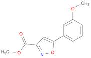 Methyl 5-(3-methoxyphenyl)isoxazole-3-carboxylate