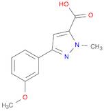 3-(3-METHOXYPHENYL)-1-METHYL-1(H)-PYRAZOLE-5-CARBOXYLIC ACID