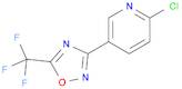 2-Chloro-5-[5-(trifluoromethyl)-1,2,4-oxadiazol-3-yl]pyridine