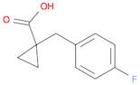 1-[(4-fluorophenyl)methyl]cyclopropane-1-carboxylic acid