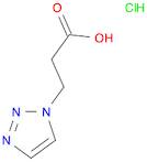 3-(1H-1,2,3-Triazol-1-yl)propanoic acid hydrochloride