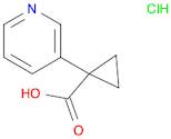 1-(pyridin-3-yl)cyclopropane-1-carboxylic acid hydrochloride