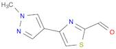 4-(1-methyl-1H-pyrazol-4-yl)-1,3-thiazole-2-carbaldehyde