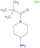 1-(4-aminopiperidin-1-yl)-2,2-dimethylpropan-1-one hydrochloride