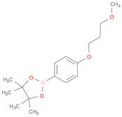 2-[4-(3-methoxypropoxy)phenyl]-4,4,5,5-tetramethyl-1,3,2-dioxaborolane