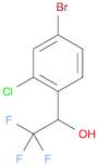 1-(4-bromo-2-chlorophenyl)-2,2,2-trifluoroethan-1-ol