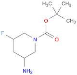 tert-butyl 3-amino-5-fluoropiperidine-1-carboxylate