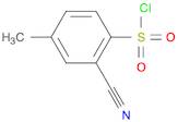 2-cyano-4-methylbenzene-1-sulfonyl chloride