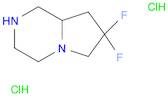 7,7-difluoro-octahydropyrrolo[1,2-a]piperazine dihydrochloride