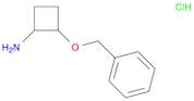2-(benzyloxy)cyclobutan-1-amine hydrochloride