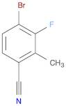 4-bromo-3-fluoro-2-methylbenzonitrile