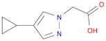 2-(4-cyclopropyl-1H-pyrazol-1-yl)acetic acid