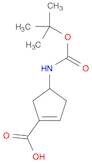 4-{[(tert-butoxy)carbonyl]amino}cyclopent-1-ene-1-carboxylic acid