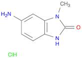 6-amino-1-methyl-2,3-dihydro-1H-1,3-benzodiazol-2-one hydrochloride