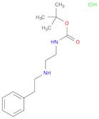 tert-butyl N-{2-[(2-phenylethyl)amino]ethyl}carbamate hydrochloride