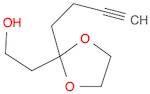 2-[2-(but-3-yn-1-yl)-1,3-dioxolan-2-yl]ethan-1-ol