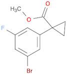 methyl 1-(3-bromo-5-fluorophenyl)cyclopropane-1-carboxylate