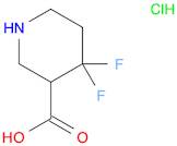 4,4-difluoropiperidine-3-carboxylic acid hydrochloride
