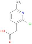 2-(2-chloro-6-methylpyridin-3-yl)acetic acid