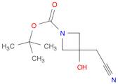 tert-butyl 3-(cyanomethyl)-3-hydroxyazetidine-1-carboxylate