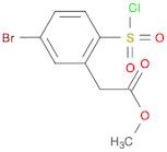 methyl 2-[5-bromo-2-(chlorosulfonyl)phenyl]acetate