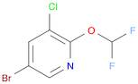 5-bromo-3-chloro-2-(difluoromethoxy)pyridine