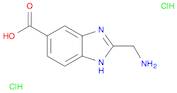 2-(aminomethyl)-1H-1,3-benzodiazole-5-carboxylic acid dihydrochloride