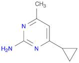 4-cyclopropyl-6-methylpyrimidin-2-amine
