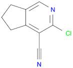 3-chloro-5H,6H,7H-cyclopenta[c]pyridine-4-carbonitrile